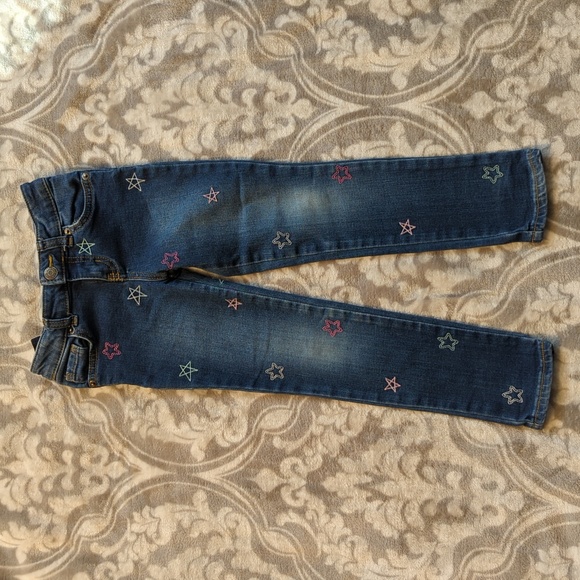 Cat & Jack Bottoms Kids Star Embroidered Cat Jacks Jeans Poshmark